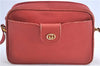 Authentic GUCCI Shoulder Cross Body Bag Purse GG Leather Red J0067