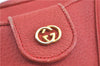 Authentic GUCCI Shoulder Cross Body Bag Purse GG Leather Red J0067