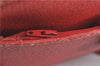 Authentic GUCCI Shoulder Cross Body Bag Purse GG Leather Red J0067