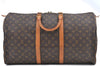 Authentic Louis Vuitton Monogram Keepall 55 Boston Bag M41424 LV J0069