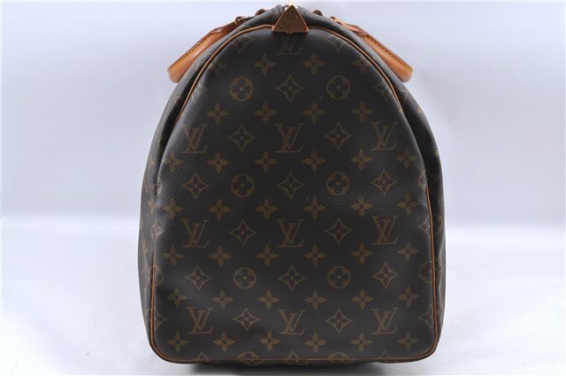 Authentic Louis Vuitton Monogram Keepall 55 Boston Bag M41424 LV J0069