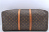 Authentic Louis Vuitton Monogram Keepall 55 Boston Bag M41424 LV J0069