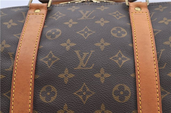 Authentic Louis Vuitton Monogram Keepall 55 Boston Bag M41424 LV J0069