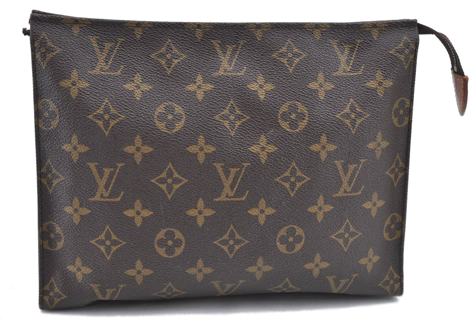 Auth Louis Vuitton Monogram Poche Toilette 26 Cosmetics Pouch M47542 LV J0070