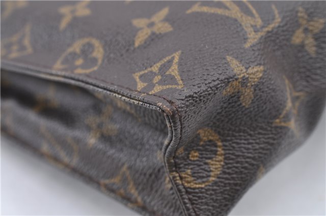 Auth Louis Vuitton Monogram Poche Toilette 26 Cosmetics Pouch M47542 LV J0070