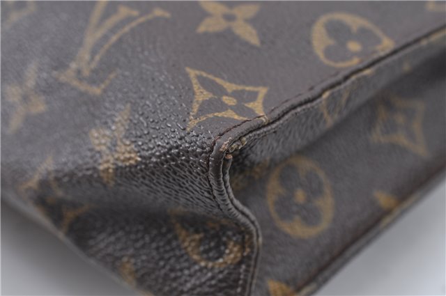 Auth Louis Vuitton Monogram Poche Toilette 26 Cosmetics Pouch M47542 LV J0070