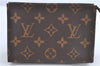 Auth Louis Vuitton Monogram Poche Toilette 15 Cosmetics Pouch M47546 LV J0074