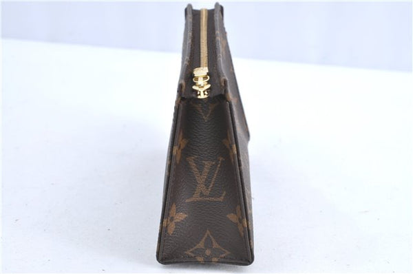 Auth Louis Vuitton Monogram Poche Toilette 15 Cosmetics Pouch M47546 LV J0074