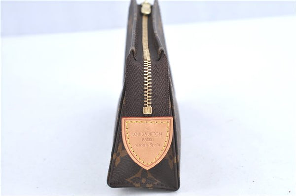 Auth Louis Vuitton Monogram Poche Toilette 15 Cosmetics Pouch M47546 LV J0074