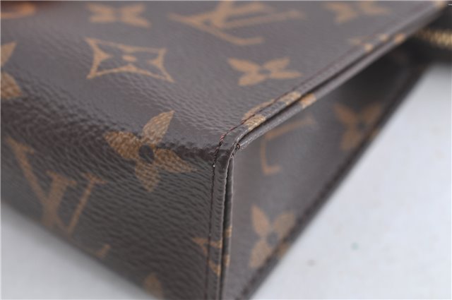 Auth Louis Vuitton Monogram Poche Toilette 15 Cosmetics Pouch M47546 LV J0074