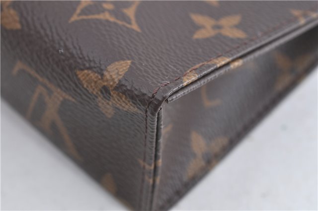 Auth Louis Vuitton Monogram Poche Toilette 15 Cosmetics Pouch M47546 LV J0074