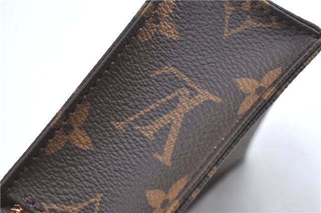 Auth Louis Vuitton Monogram Poche Toilette 15 Cosmetics Pouch M47546 LV J0074