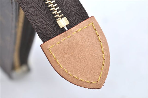 Auth Louis Vuitton Monogram Poche Toilette 15 Cosmetics Pouch M47546 LV J0074