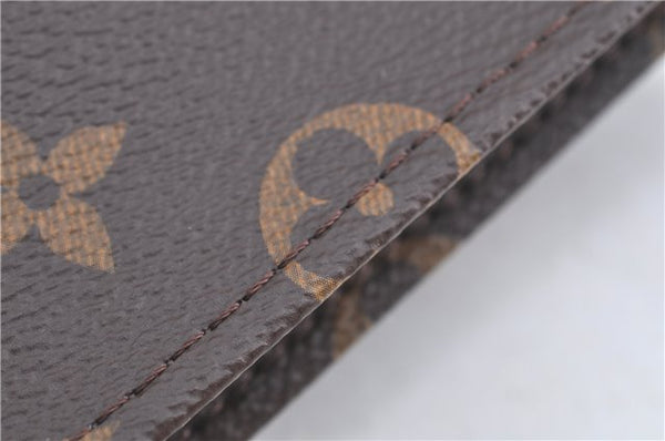 Auth Louis Vuitton Monogram Poche Toilette 15 Cosmetics Pouch M47546 LV J0074