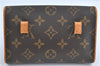 Authentic Louis Vuitton Monogram Pochette Florentine Pouch Clutch Bag LV J0075
