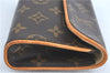 Authentic Louis Vuitton Monogram Pochette Florentine Pouch Clutch Bag LV J0075