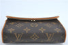 Authentic Louis Vuitton Monogram Pochette Florentine Pouch Clutch Bag LV J0075