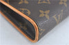 Authentic Louis Vuitton Monogram Pochette Florentine Pouch Clutch Bag LV J0075
