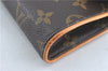 Authentic Louis Vuitton Monogram Pochette Florentine Pouch Clutch Bag LV J0075