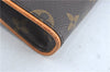 Authentic Louis Vuitton Monogram Pochette Florentine Pouch Clutch Bag LV J0075