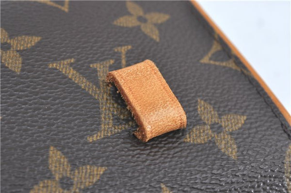 Authentic Louis Vuitton Monogram Pochette Florentine Pouch Clutch Bag LV J0075