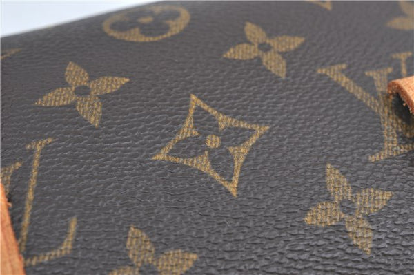 Authentic Louis Vuitton Monogram Pochette Florentine Pouch Clutch Bag LV J0075