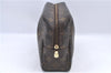 Auth Louis Vuitton Monogram Trousse Toilette 28 Clutch Hand Bag M47522 LV J0079