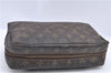 Auth Louis Vuitton Monogram Trousse Toilette 28 Clutch Hand Bag M47522 LV J0079
