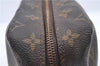 Auth Louis Vuitton Monogram Trousse Toilette 28 Clutch Hand Bag M47522 LV J0079
