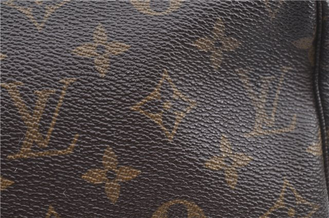 Auth Louis Vuitton Monogram Trousse Toilette 28 Clutch Hand Bag M47522 LV J0079