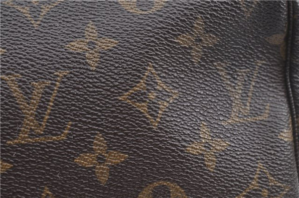 Auth Louis Vuitton Monogram Trousse Toilette 28 Clutch Hand Bag M47522 LV J0079