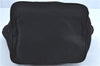 Authentic PRADA Nylon Leather Tote Hand Bag Purse Black J0080