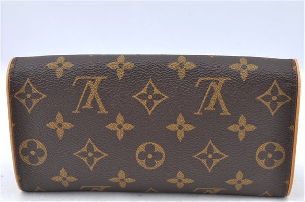 Authentic Louis Vuitton Monogram Pochette Twin PM Shoulder Bag M51854 LV J0081