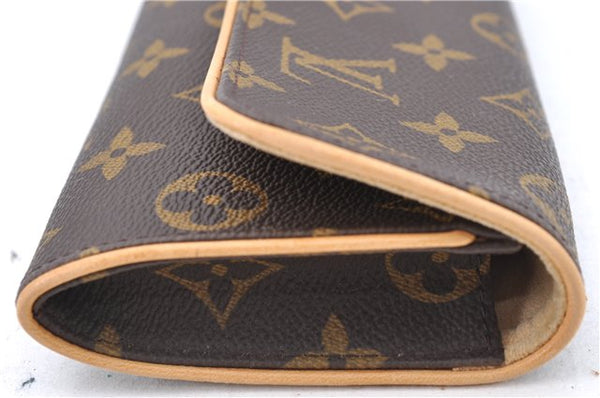 Authentic Louis Vuitton Monogram Pochette Twin PM Shoulder Bag M51854 LV J0081