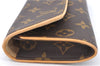 Authentic Louis Vuitton Monogram Pochette Twin PM Shoulder Bag M51854 LV J0081