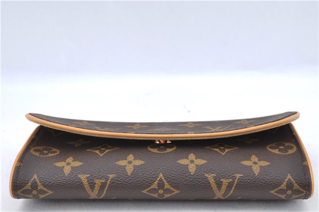 Authentic Louis Vuitton Monogram Pochette Twin PM Shoulder Bag M51854 LV J0081