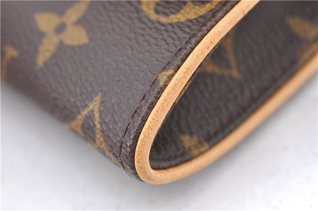 Authentic Louis Vuitton Monogram Pochette Twin PM Shoulder Bag M51854 LV J0081