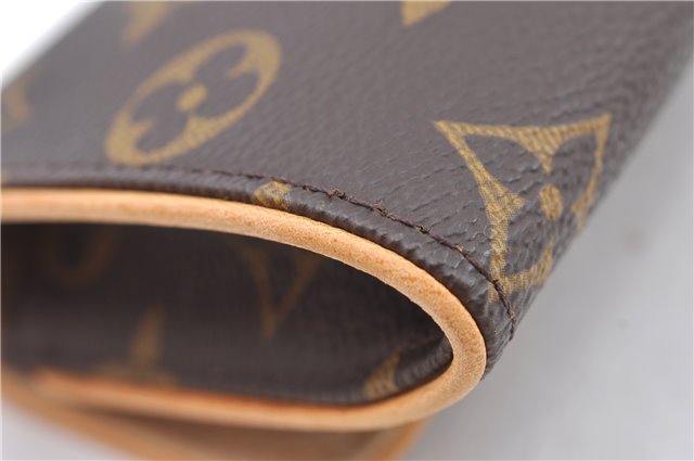 Authentic Louis Vuitton Monogram Pochette Twin PM Shoulder Bag M51854 LV J0081