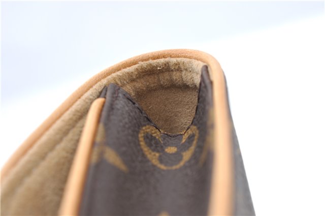 Authentic Louis Vuitton Monogram Pochette Twin PM Shoulder Bag M51854 LV J0081