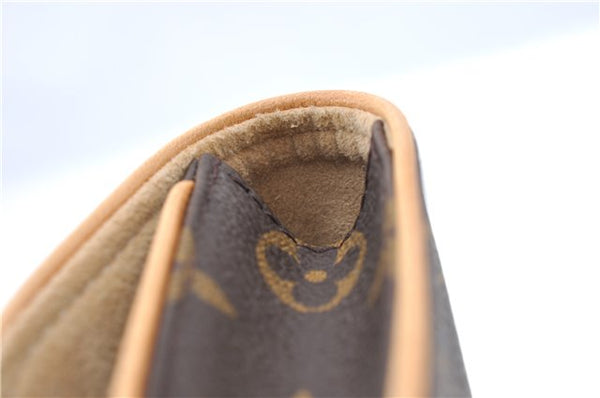 Authentic Louis Vuitton Monogram Pochette Twin PM Shoulder Bag M51854 LV J0081