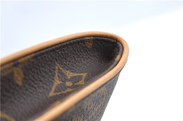 Authentic Louis Vuitton Monogram Pochette Twin PM Shoulder Bag M51854 LV J0081