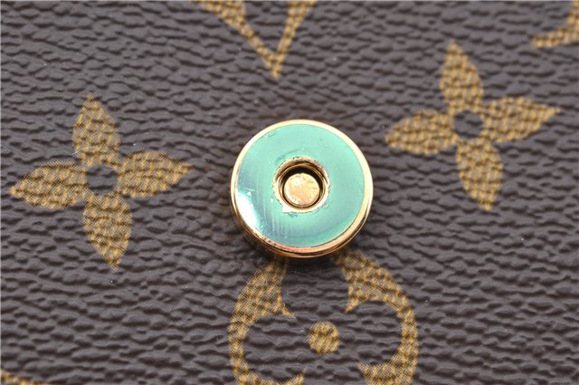 Authentic Louis Vuitton Monogram Pochette Twin PM Shoulder Bag M51854 LV J0081