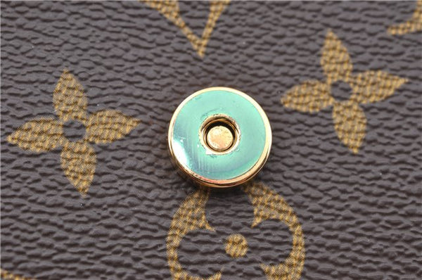 Authentic Louis Vuitton Monogram Pochette Twin PM Shoulder Bag M51854 LV J0081