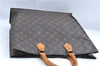 Authentic Louis Vuitton Monogram Sac Plat Hand Bag M51140 LV J0084