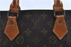 Authentic Louis Vuitton Monogram Sac Plat Hand Bag M51140 LV J0084