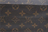 Authentic Louis Vuitton Monogram Sac Plat Hand Bag M51140 LV J0084