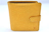 Authentic Louis Vuitton Epi Porte Billets Compact Wallet Yellow M63559 LV J0085