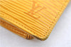 Authentic Louis Vuitton Epi Porte Billets Compact Wallet Yellow M63559 LV J0085