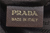 Authentic PRADA Nylon Leather Shoulder Cross Body Bag Purse Khaki Green J0088