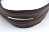 Authentic Christian Dior Trotter Shoulder Tote Bag Canvas Leather Brown J0090